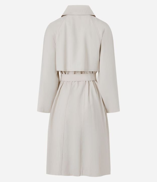 Trench Coat en Gabardine con Cinta para Lazo 2
