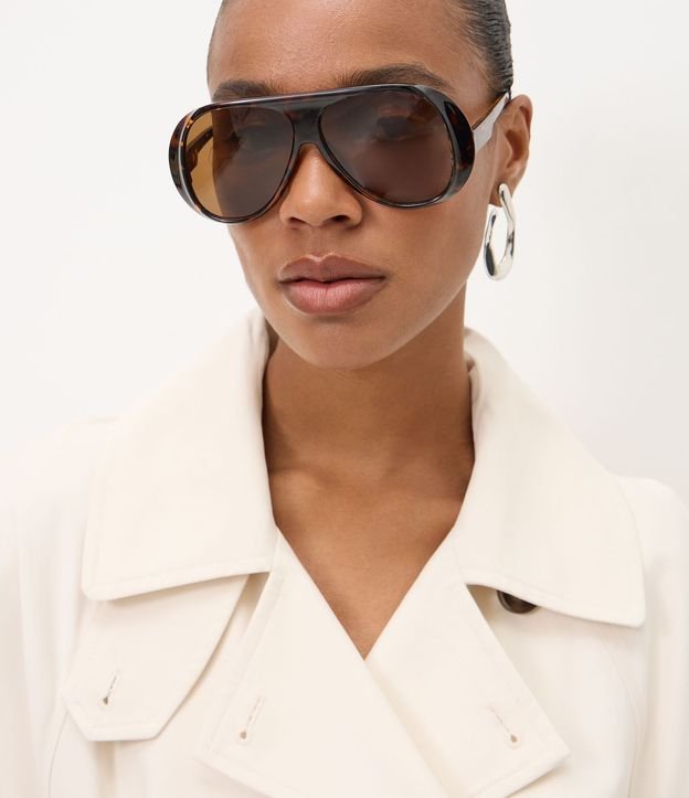 Trench Coat en Gabardine con Cinta para Lazo 5