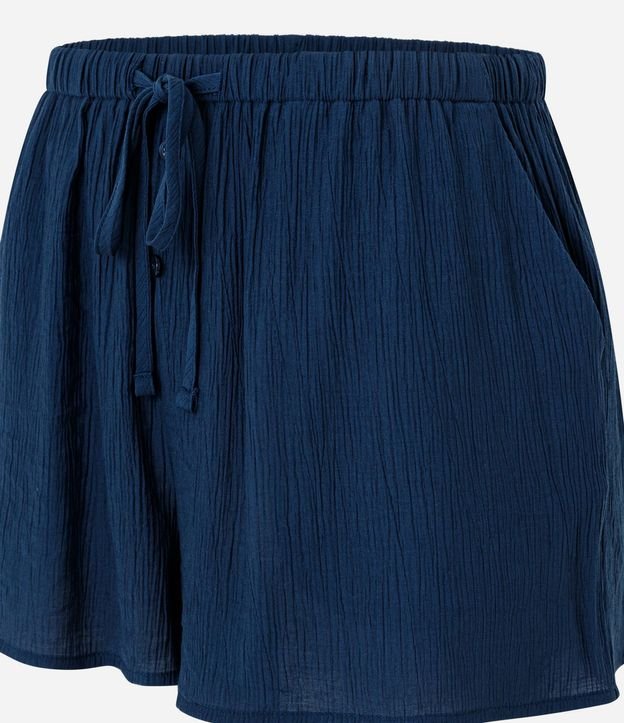 Salida de Playa Short en Viscosa con Bolsillo y Lazo 2