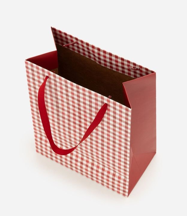 Bolsa de Regalo Pequeña con Padrón Vichy 2