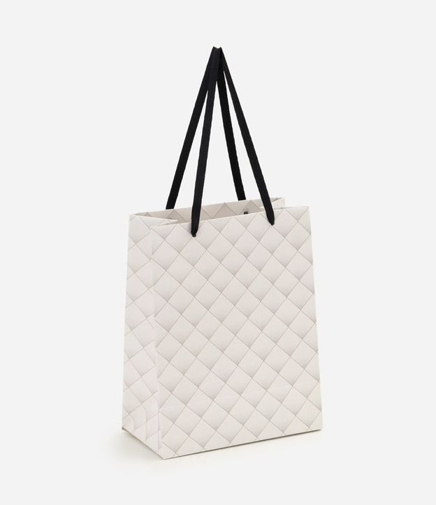 Bolsa de Regalo Pequeña en Papel con Padrón Texturizado