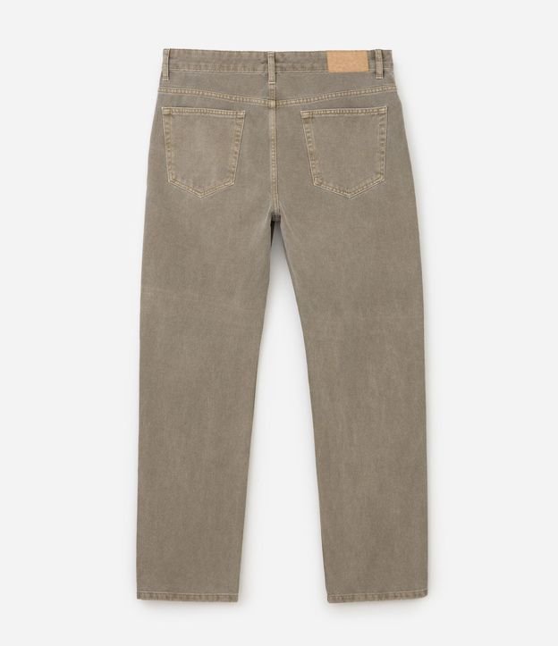 Pantalón Recto en Sarga Cationizada 7