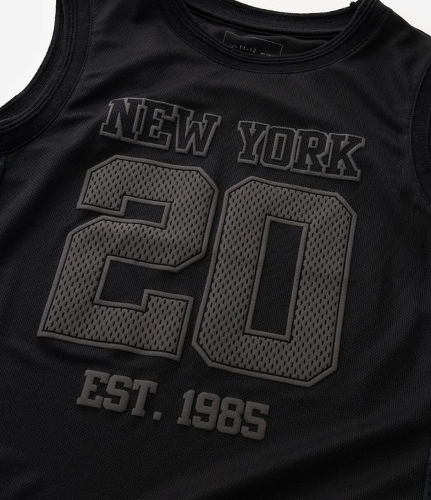 Remera Musculosa Infantil Baloncesto New York -Talle 5 a 14 años 6