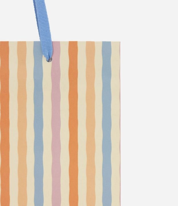 Bolsa de Regalo Pequeña en Papel con Rayas Onduladas 2