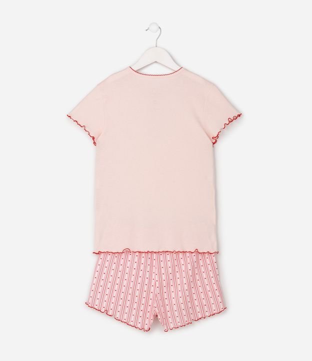 Pijama Corto Infantil con Estampa de Hello Kitty - Talle 5 a 16 años 3