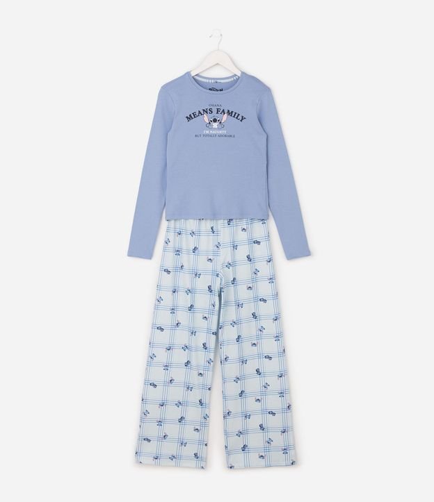 Pijama Infantil en Rib Stitch - Talle 5 a 14 años 2