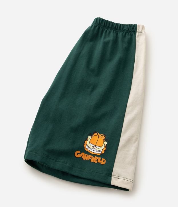 Pijama Infantil en Algodón con Estampado Garfield Baloncesto - Talle 7 a 16 años 4
