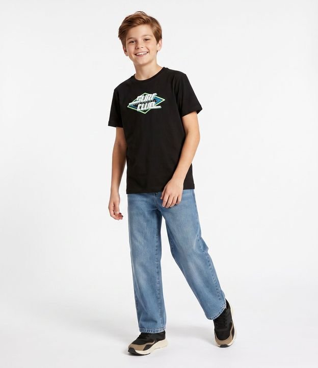 Pantalón Baggy Infantil en Jeans
