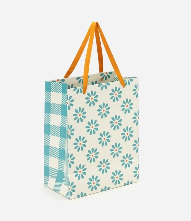 Bolsa de Regalo Pequeña con Estampa Floral