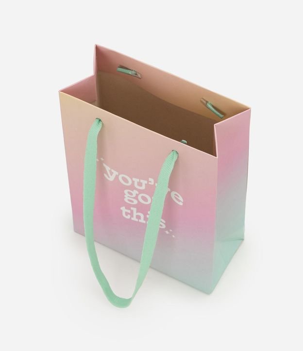 Bolsa de Regalo Extra Pequeña con Lettering y Efecto Degradé 2
