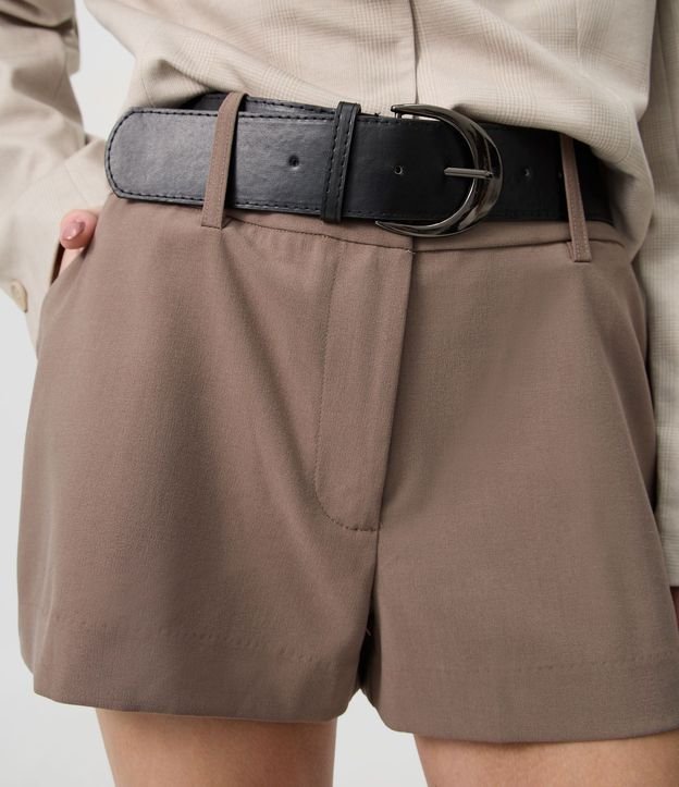 Short Sastre con Cinturón y Cintura Alta 4