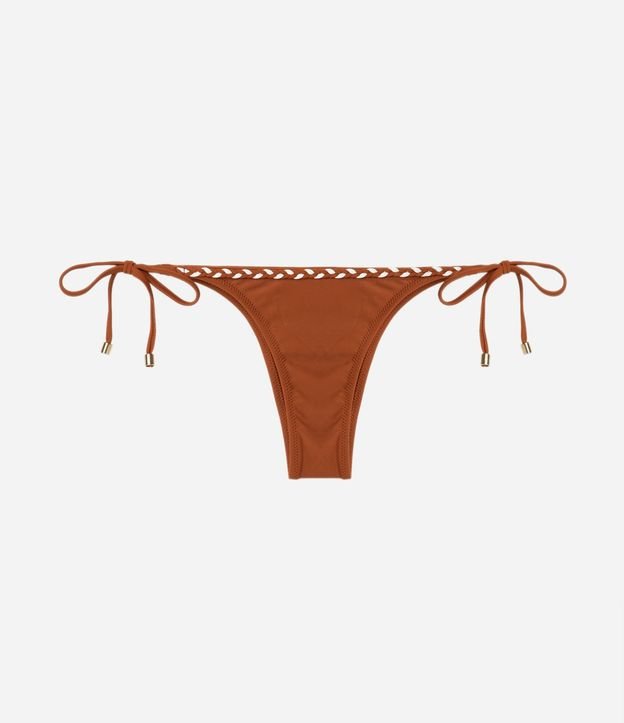 Bikini Bombacha Lazo en Microfibra con Trenza Bicolor 5