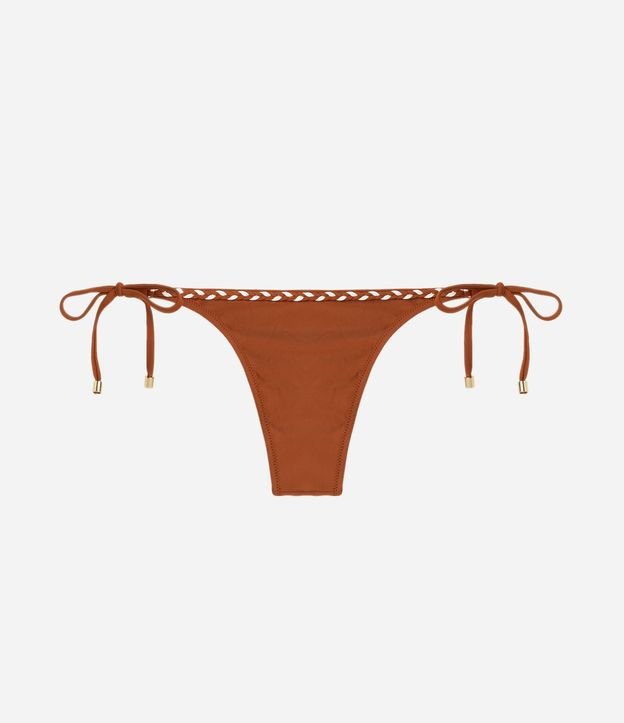 Bikini Bombacha Lazo en Microfibra con Trenza Bicolor 6