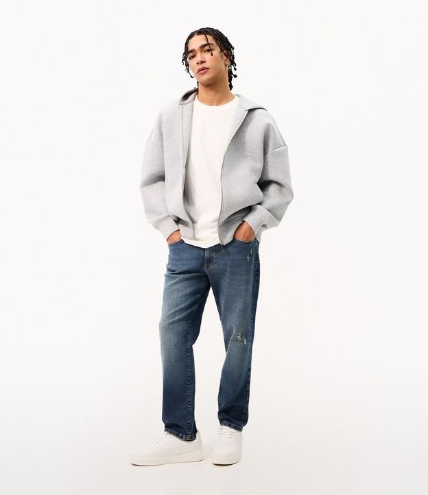 Pantalón de Jean Slim con Desgaste
