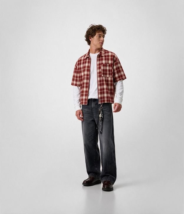 Pantalón de Jean Baggy Balloon con Recortes Estructurados 1
