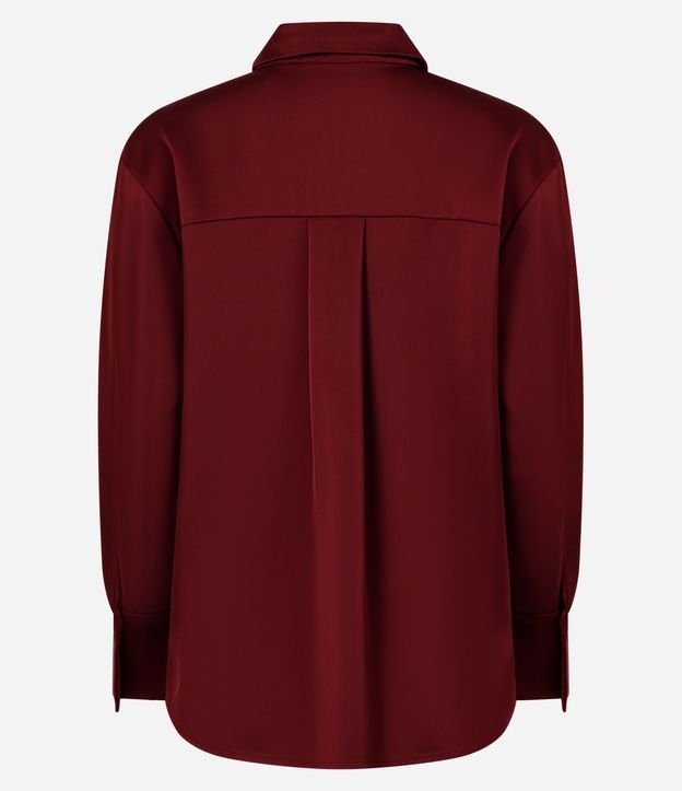 Camisa Satinada con Cuello Clásico 7