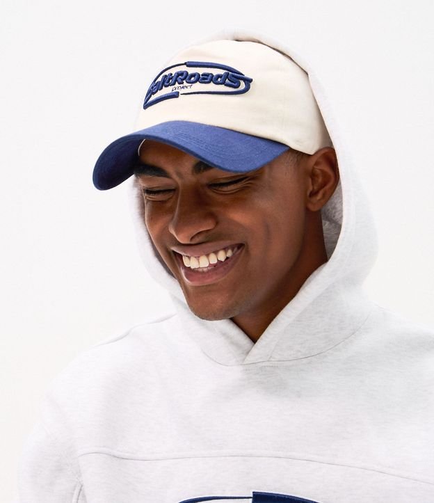 Gorra Algodón Lettering Estampa Delantera
