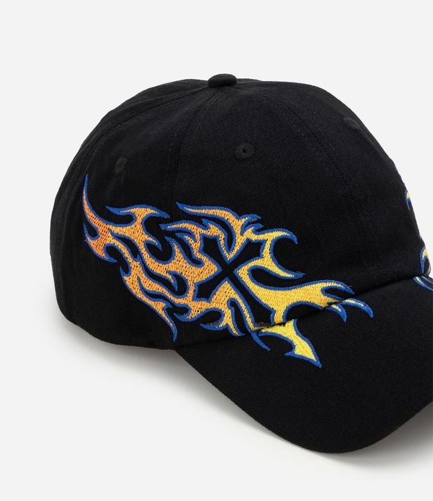 Gorra Algodón con Bordado de Fuego y Cruz en el Lateral 4