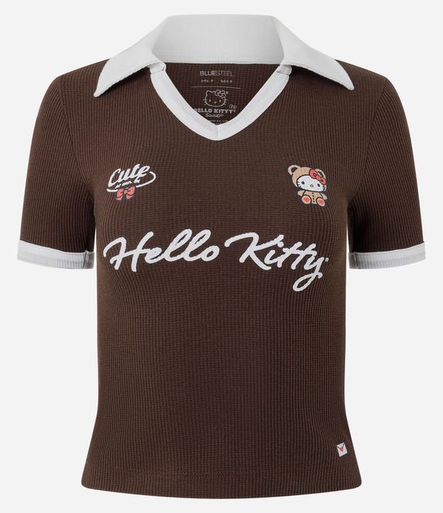 Blusa Polo en Piquet con Hello Kitty Estampada 5