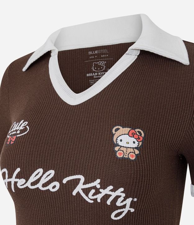 Blusa Polo en Piquet con Hello Kitty Estampada 6