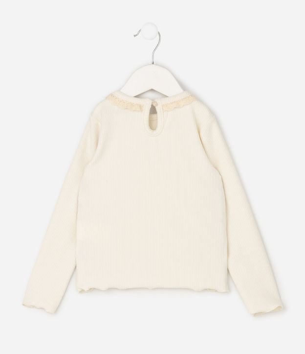 Blusa Infantil Franela Acanalada - Talle 1 a 6 años 3