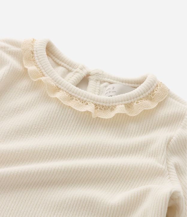 Blusa Infantil Franela Acanalada - Talle 1 a 6 años 5