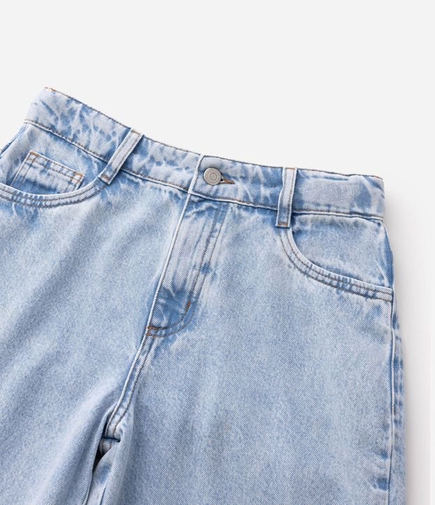 Pantalón de Jean Balloon Infantil en Algodón con Trabillas - Talle 5 a 16 años 7