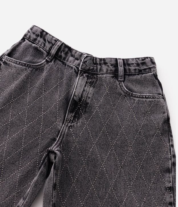 Pantalón Balloon Jeans con Aplicación Geométrica – Talle 5 a 16 años 5