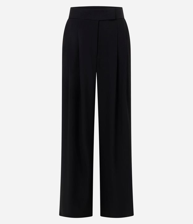 Pantalón Wide Leg Sastrería con Cintura Estructurada