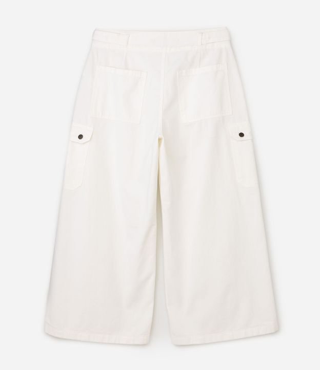 Pantalón Pantalona Sarga con Bolsillos Cargo Curve & Plus Size 7