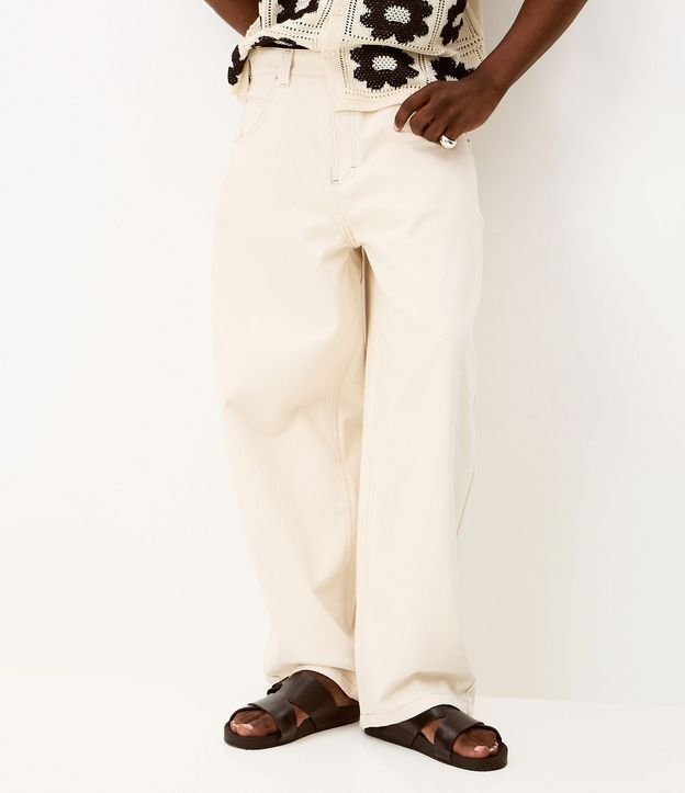 Pantalón Baggy Balloon en Sarga con Bolsillos 2
