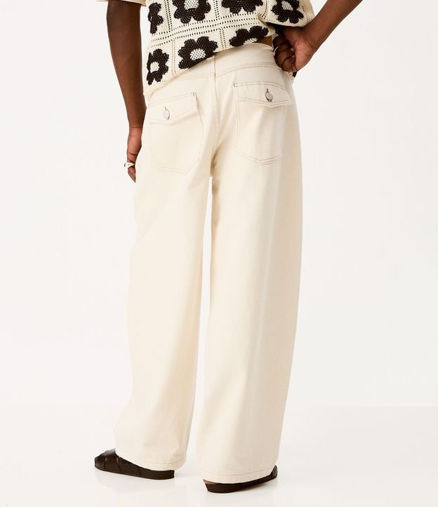 Pantalón Baggy Balloon en Sarga con Bolsillos 3