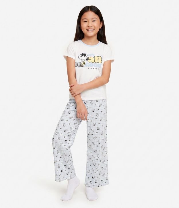 Pijama en Algodón de Snoopy - Talle 2 a 14 años
