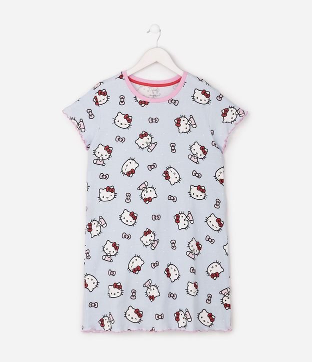 Camisón Infantil en Algodón con Estampa de Hello Kitty - Talle 5 a 16 años 2