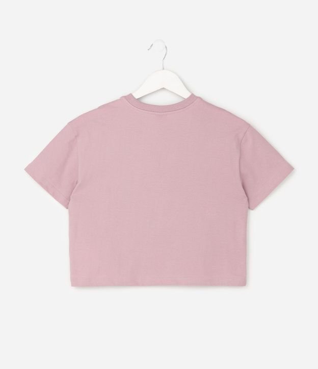 Remera Infantil en Algodón con Bordado de Flores - Talle 5 a 16 años 3
