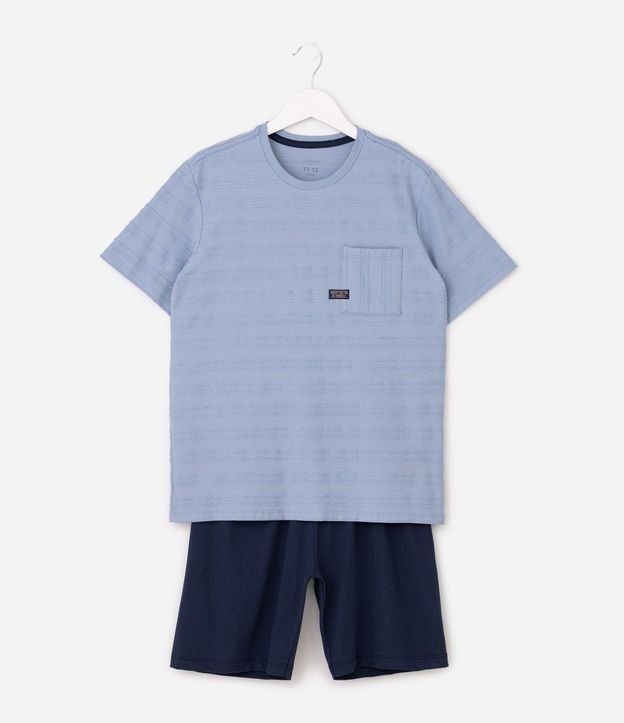 Conjunto de Pijama Infantil en Algodón Texturizado 2