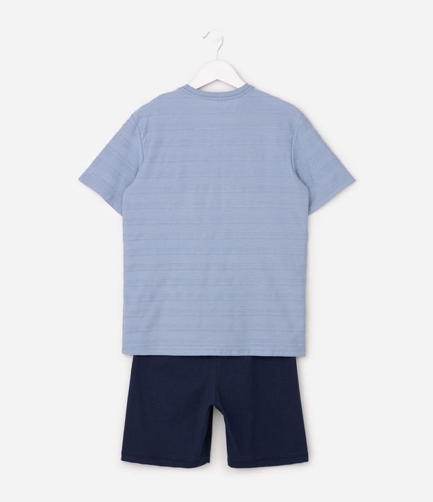 Conjunto de Pijama Infantil en Algodón Texturizado 3