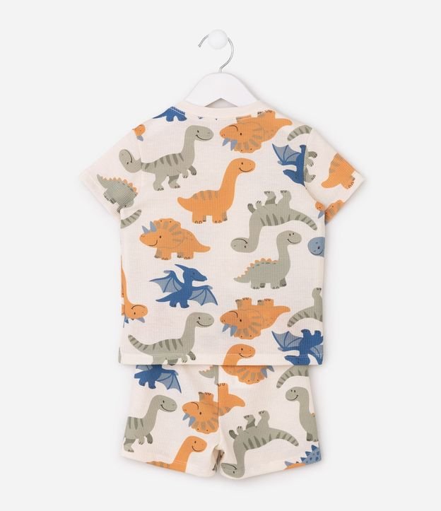 Pijama Infantil con Estampa de Dinosaurios - Talle 2 a 6 años 3
