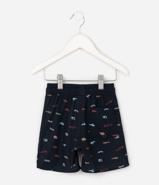 Bermuda Infantil con Estampa de Hot Wheels - Talle 2 a 6 años 3