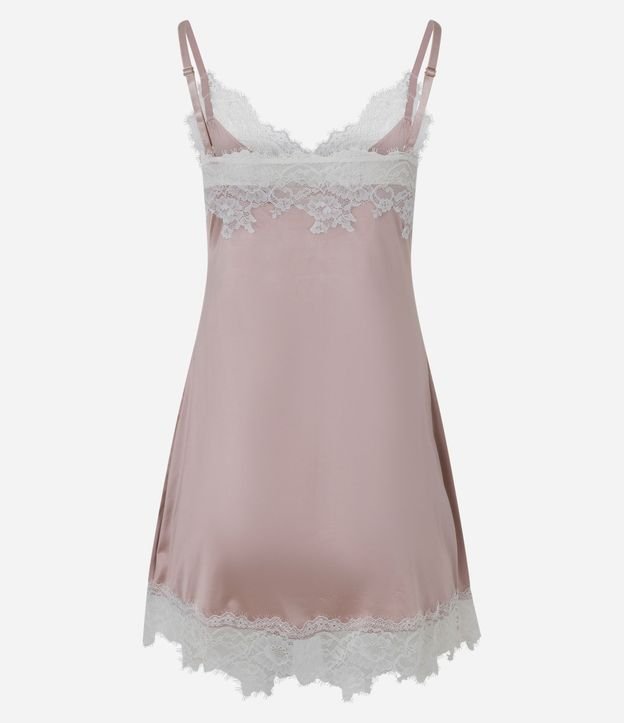 Camisón en Microfibra con Detalles de Encajes 7