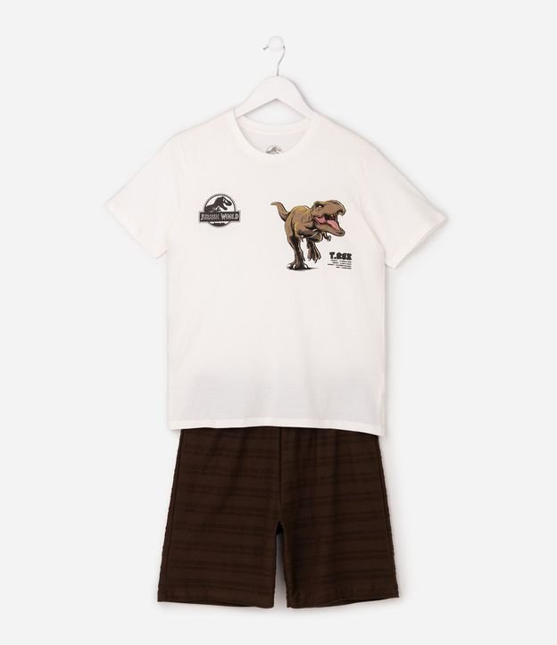 Conjunto Infantil en Algodón Jurassic Bottom - Talle 7 A 16 años 2