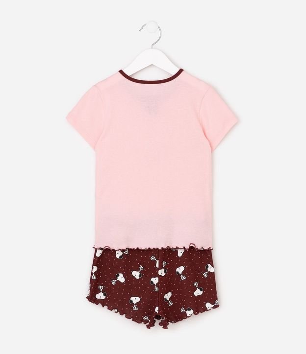 Conjunto Pijama Infantil Rib Estampado - Talle 5 a 14 años 2