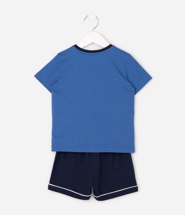 Pijama Infantil Paw Patrol Chase Blusa y Short - Talle 2 a 6 años 2