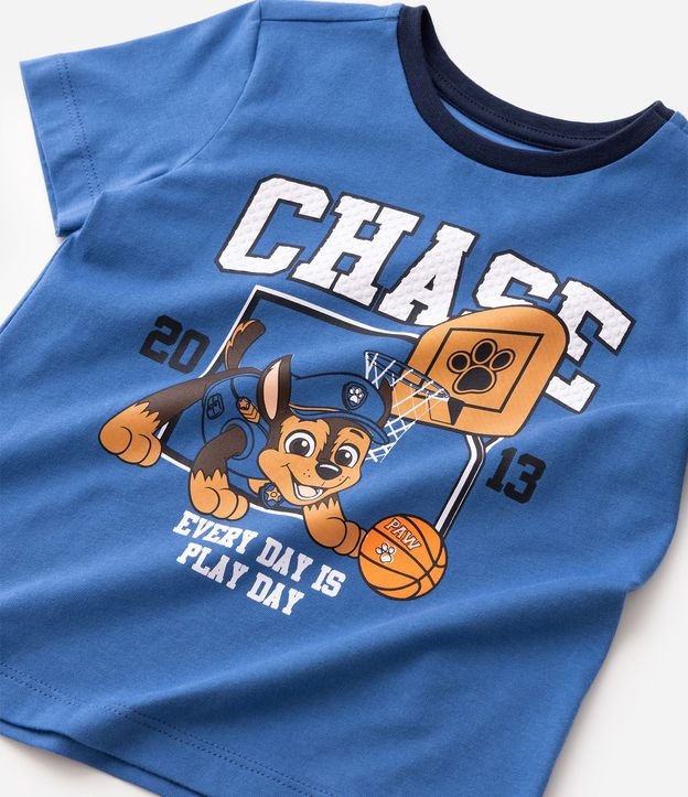 Pijama Infantil Paw Patrol Chase Blusa y Short - Talle 2 a 6 años 4