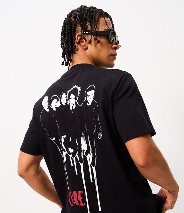 Remera Comfort en Algodón con Estampa The Cure