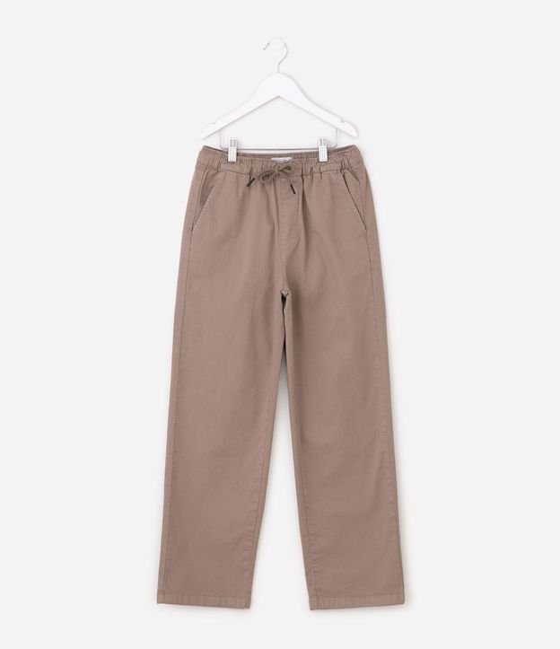 Pantalón Baggy Infantil en Sarga - Talle 5 a 14 años