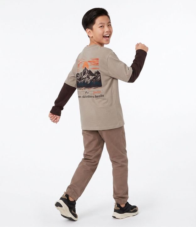 Pantalón Baggy Infantil en Sarga - Talle 5 a 14 años 7