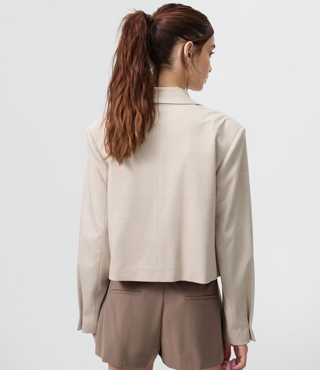 Blazer Boxy Cropped Sastre de Cuadros 4