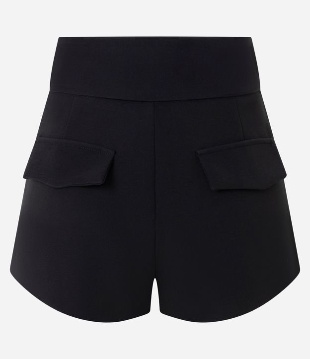 Micro Short Sastrería con Canesú Traspasada y Bolsillos 7