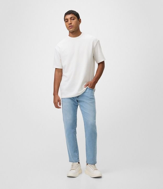 Pantalón de Jean Slim con Desgaste